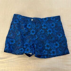 Robinson Les Bains Oxford Long Free Flowers Swim Trunks